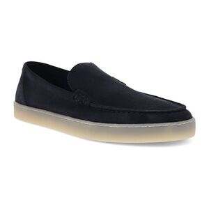 Men's Navy Suede Loafers